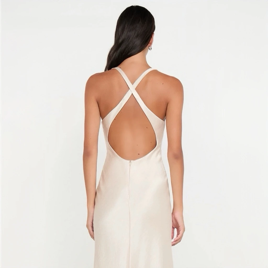 Slim Evening Dress Mermaid V-neck Sleeveless Suspender Fit Ruched Bodycon Long Prom Formal Cocktail Party Gowns for Women