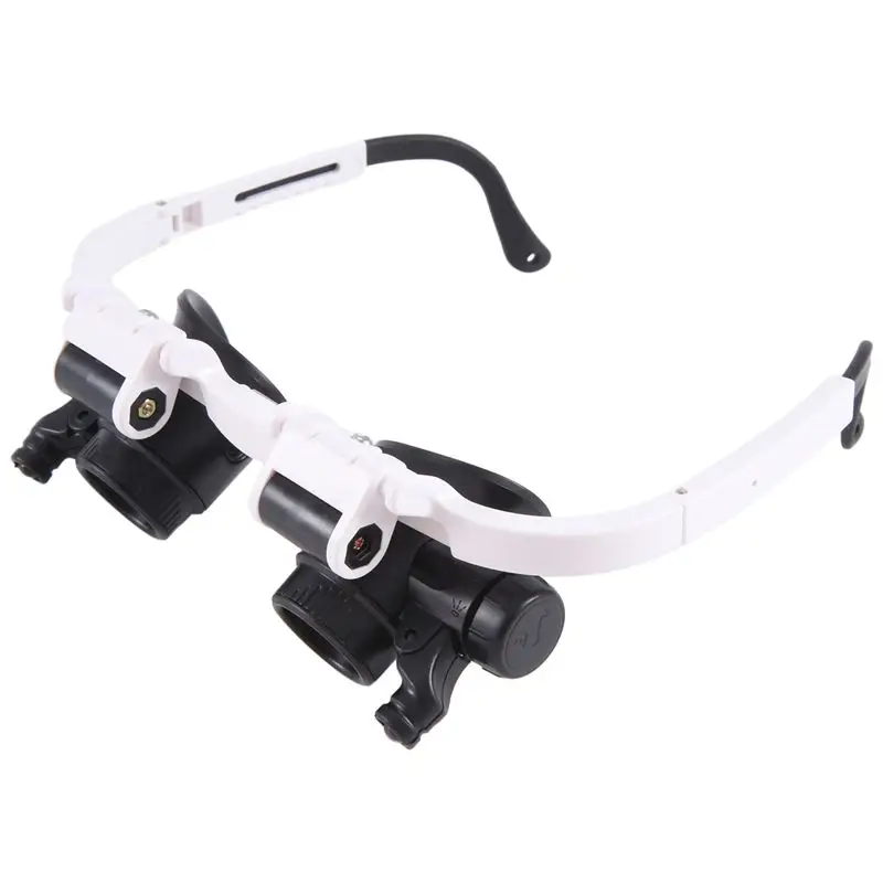 9892H-1 Spectacle Magnifier Multifunctional Headband Magnifying Glasses With Light With 8X 15X 23X Lens