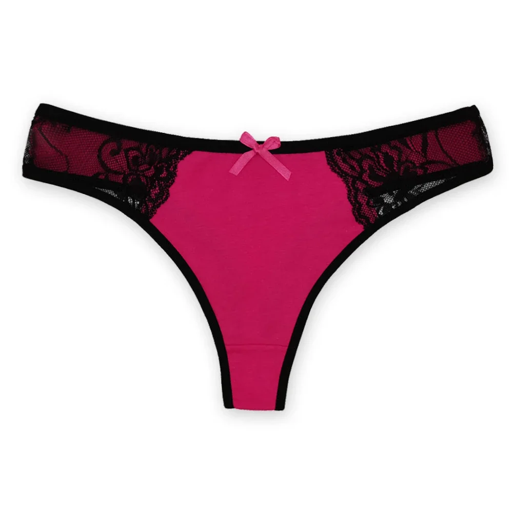 Strings en coton pour femmes, culottes sexy, cordes G, sous-vêtements féminins, lingerie confortable, doux, taille basse, plus riches que 5 pièces par lot