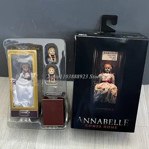NECA Annabelle Figure Vieni a casa Annabelle Action Figure Modello horror Giocattolo Decorazione bambola Regali di Natale