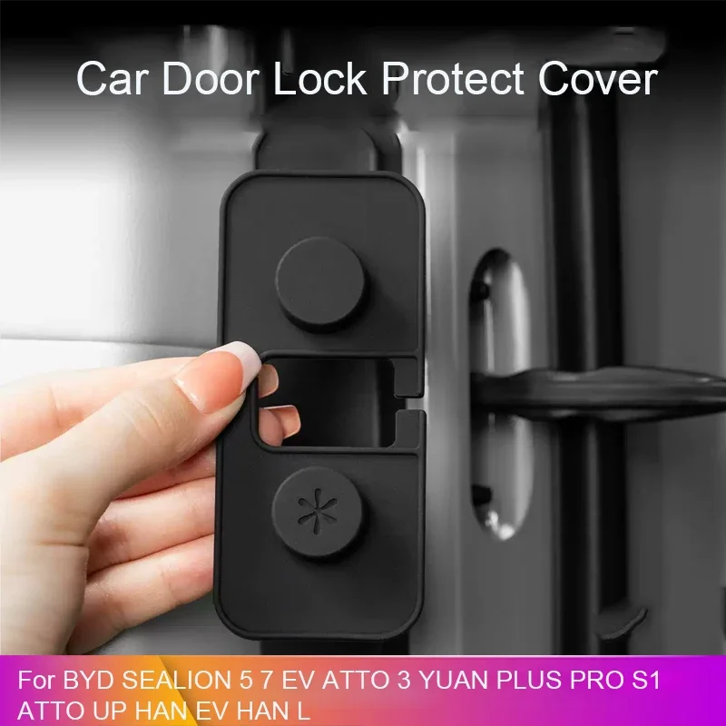 Car Door Limiter Pad For BYD SEALION 5 7 EV ATTO 3 YUAN PLUS PRO S1 ATTO UP HAN EV HAN L Lock Shock Damper Door Check Arm Cover