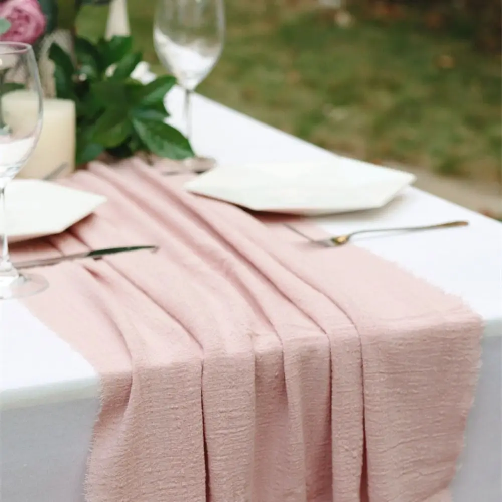 Gauze Thin Banquet Table Decoration Home Hotel Wedding Design Mat Napkin Party Supply Tea Towels