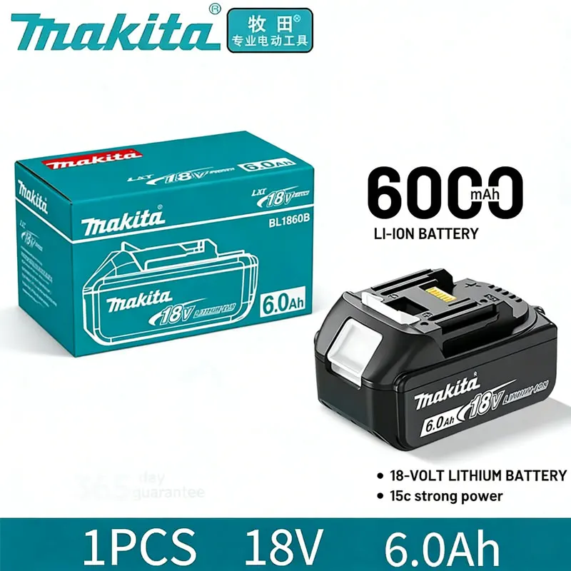 

100% Original makita 18V battery 6.0Ah BL1840 rechargeable power tool battery 18v makita 6000mAH battery charger