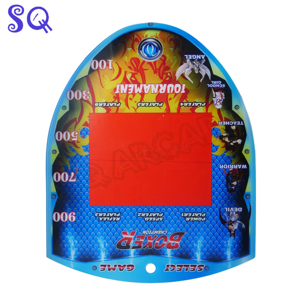 Arcade Joystick European Boxing Machine Accessories Display Panel For Game Machine