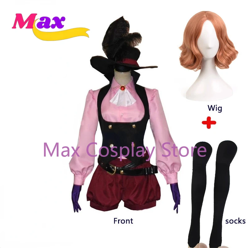 Max Anime Noir Haru Okumura Cosplay Costume Noir Haru Okumura Cosplay Outfit Full Set Hat Socks Wigs For Women Halloween PF