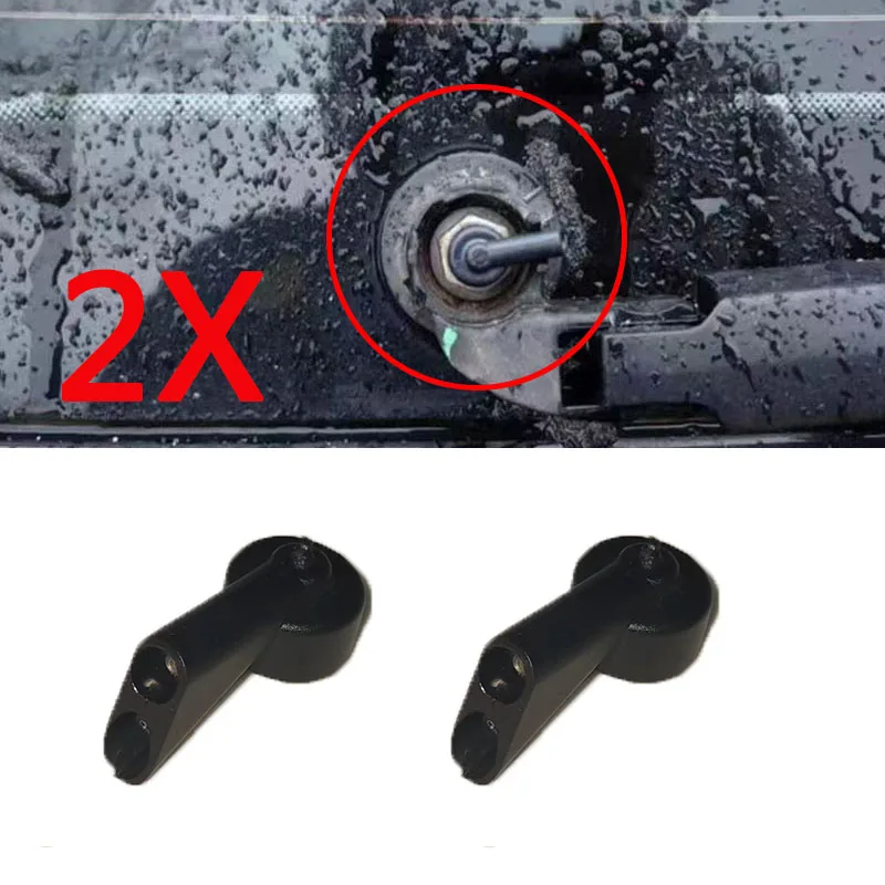 2X Wiper Windscreen Wiper Arm Nut Cap Cover Washer Nozzle Jet Set For Audi A1 Sportback A3 8P 8V A4 B6 B7 B8 B9 A6 Q3 Q5 Q7