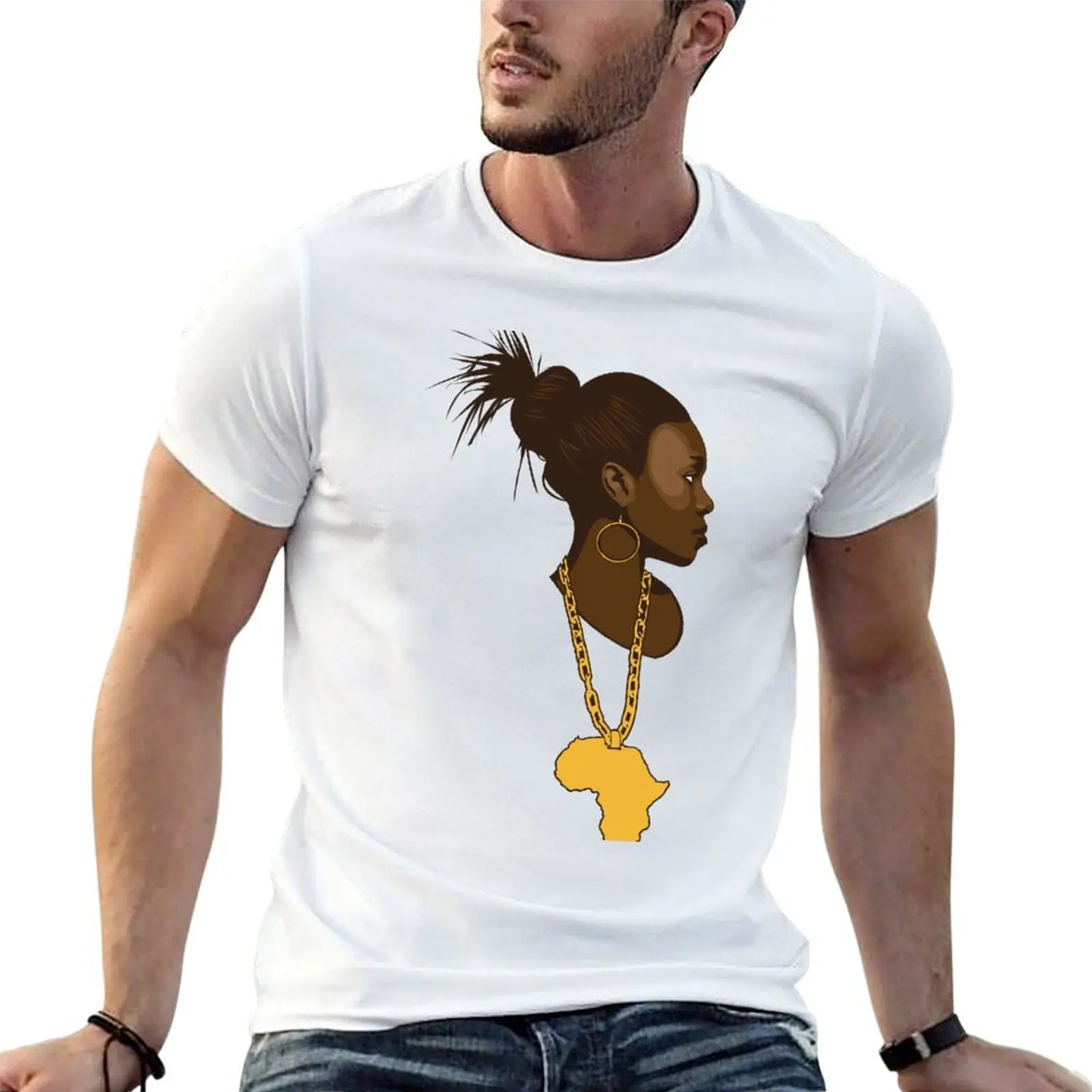 

Mother t T-Shirt t designer cotton man t man luxury 100% shirt shirts Africa shirt