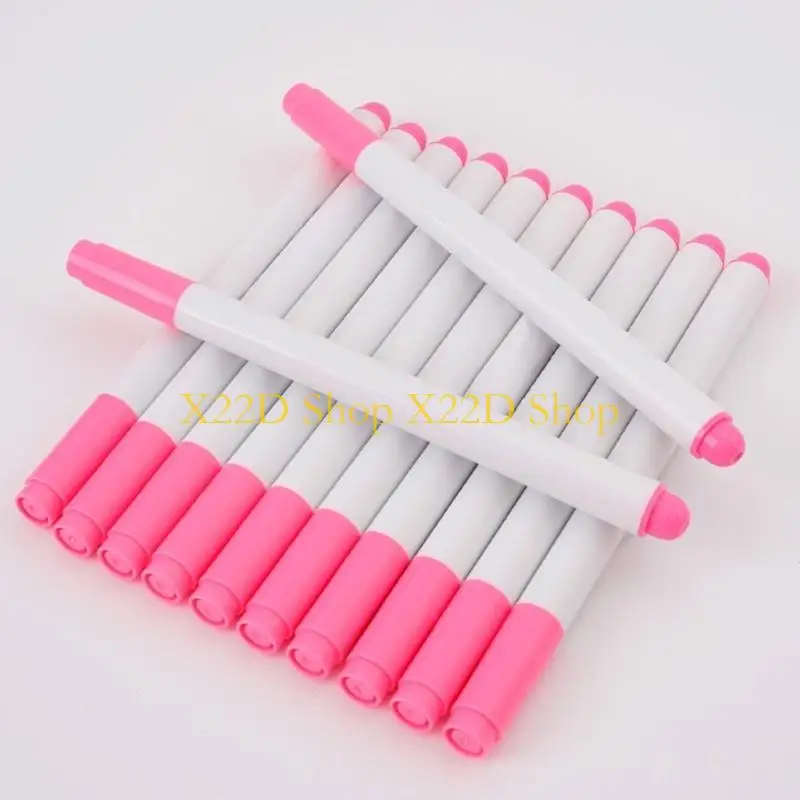 X22D Set of 6 Fine Tip Fabric Marker Pen Water Soluble Fabric Marker 1mm or 0.5mm for Accurate Marking Sewing and Art Craft