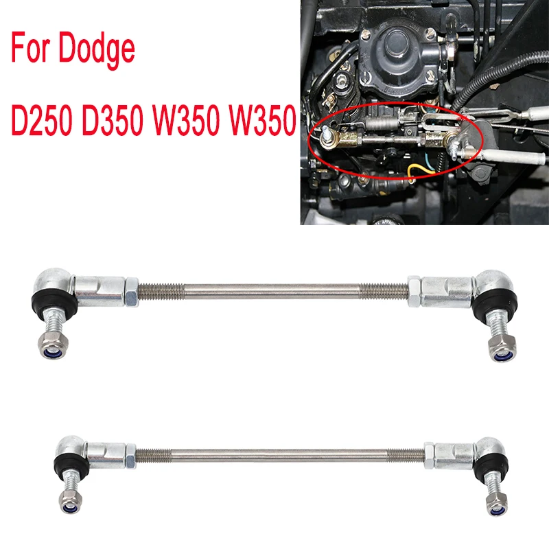 

For Dodge 5.9 Cummins Throttle Linkage 91.5-93 or 89-91.5 OEM Parts 5011956AB or 5011955AB Mounting Hardware D250 D350 W350 W350