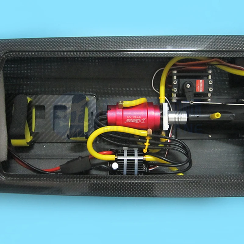 O-boat Length 680mm Remote Control Brushless Electric Carbon Fiber Hull Water Jet Thruster Jet Pump Speedboat