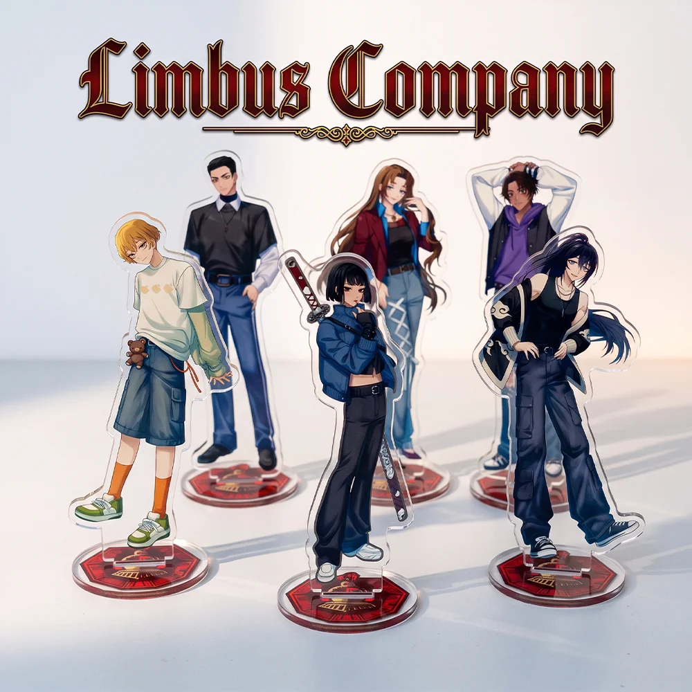 Anime Limbus Company Yi Sang Don Quixote Gregor Halloween Gifts 15CM Acrylic Stand Keychain Cosplay Desk Decor Collect Gifts