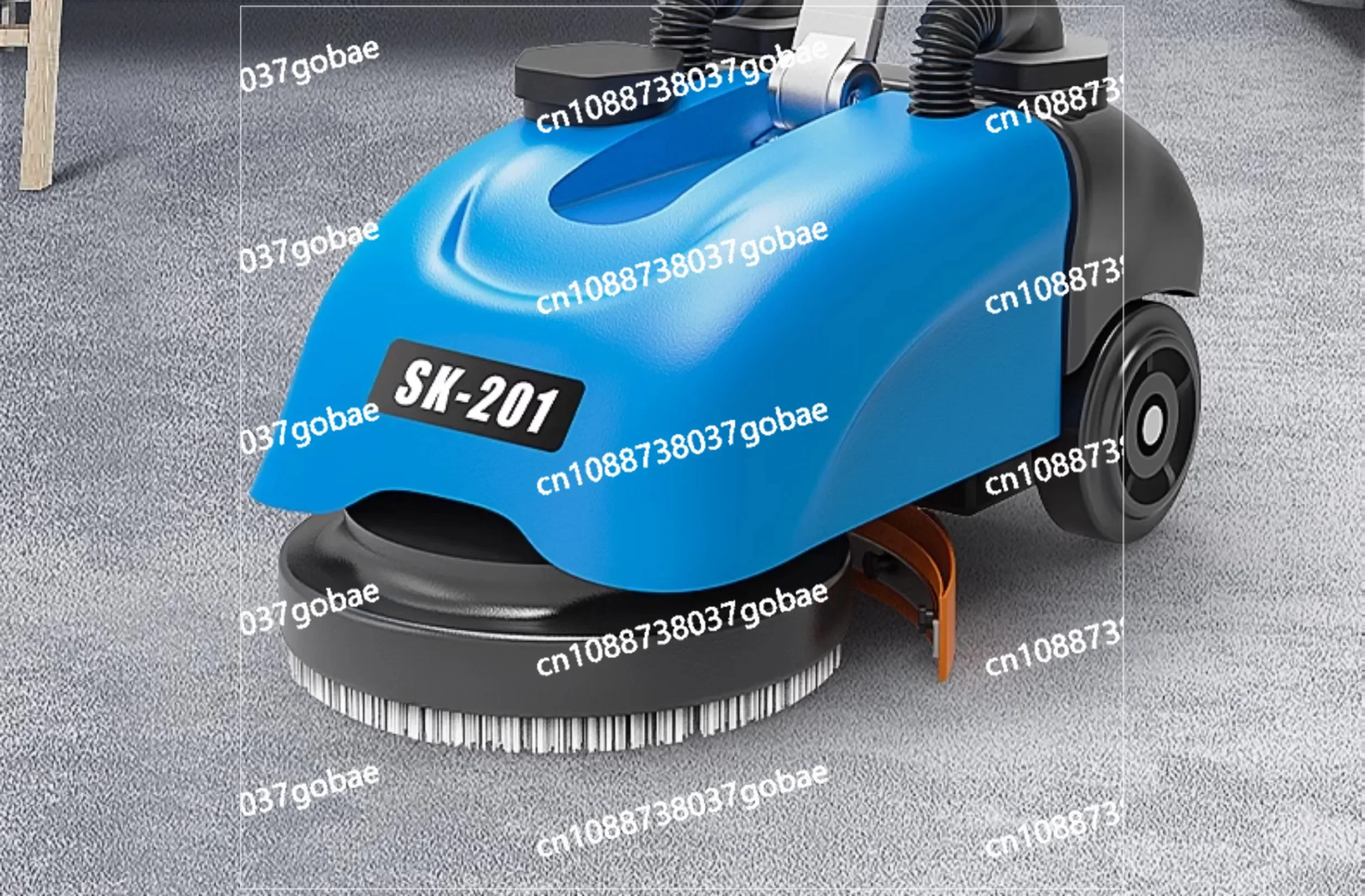 LMM hand push floor scrubber for commercial use in small restaurants