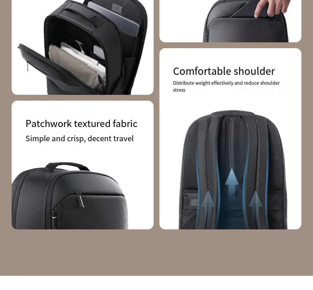 Xiaomi Mijia Large Capacity 20L Notebook Bag Business Trave Life Style Polyester Backpacks For School Business Travel Sack - view 3