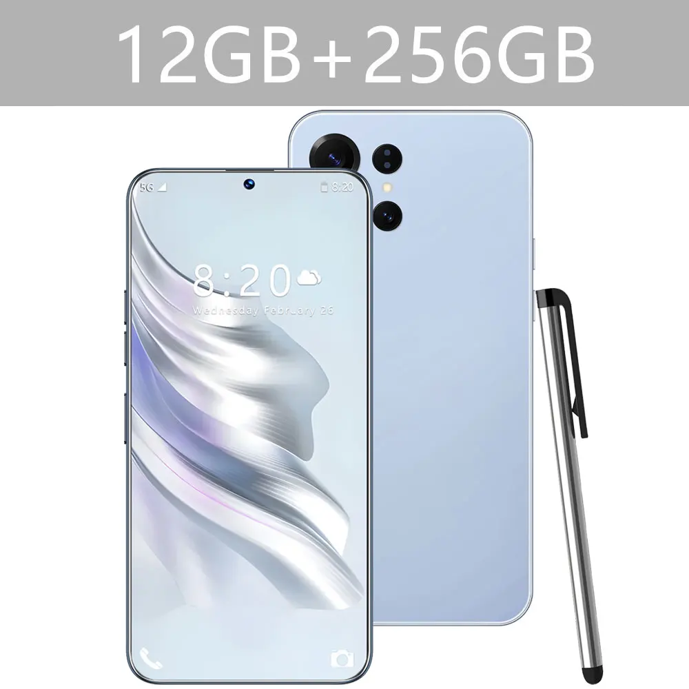 Nieuwe S26 Ultra Smartphone 2026 Origineel 7.3HD Globale Versie 5G Dual SIM Voordelige Mobiele Telefoons 7800mAh Android 15 Mobiele Telefoons