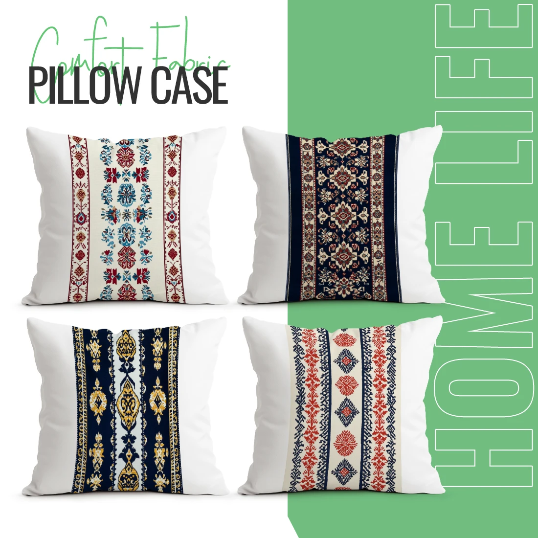 Bohemian Ethnic Group Pillowcase Printed Polyester 45x45cm Throw Pillowcover Decorative Sofa Cushion Pillowslip Home Decor