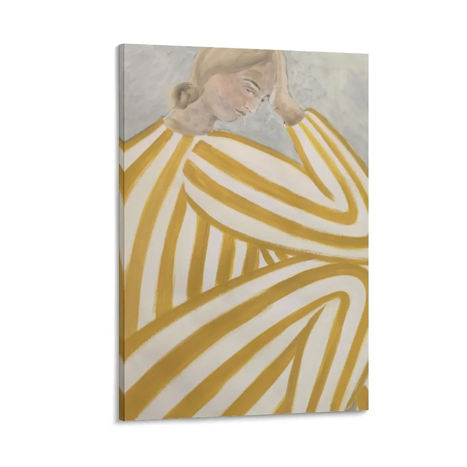 Sofia Lind || Yellow Canvas Painting house decorations aesthetic room decoration home decoration accessories