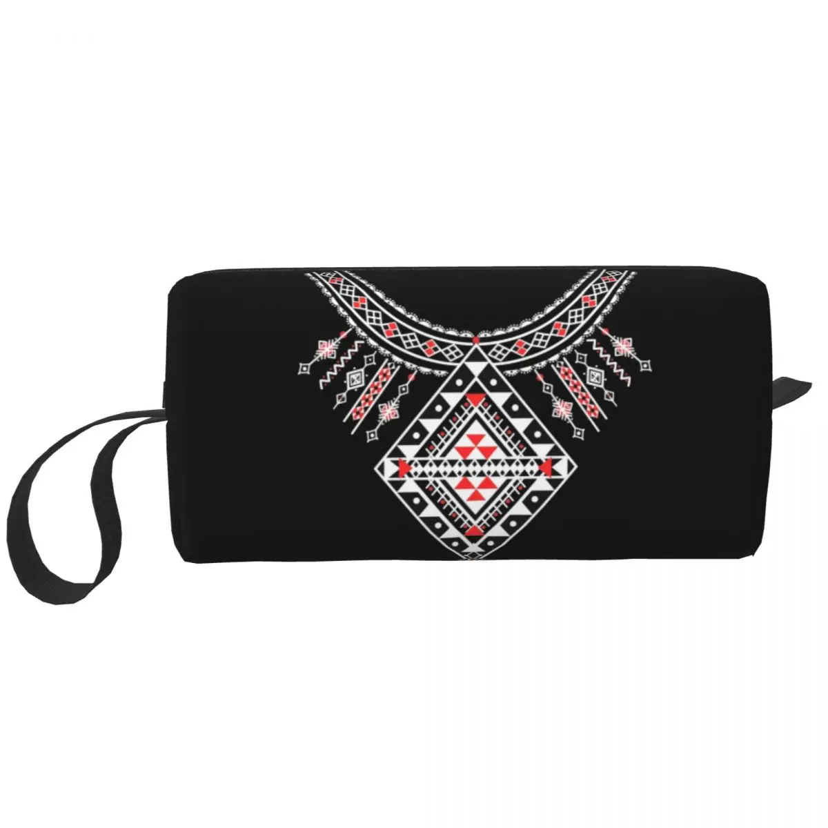 Дорожная керамическая сумка для туалетных принадлежностей Kabyle, портативный африканский удивительный этнический косметический органайзер для макияжа, женский органайзер для хранения красоты, Dopp Kit Box