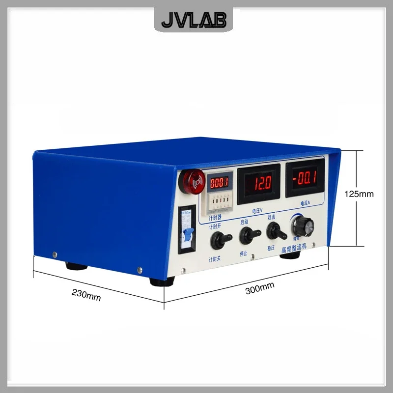 Power Rectifier Special For Hull Cell Plating High Frequency Pulse Plating Power Supply Electroplating Testing Dedicated 10A 12V