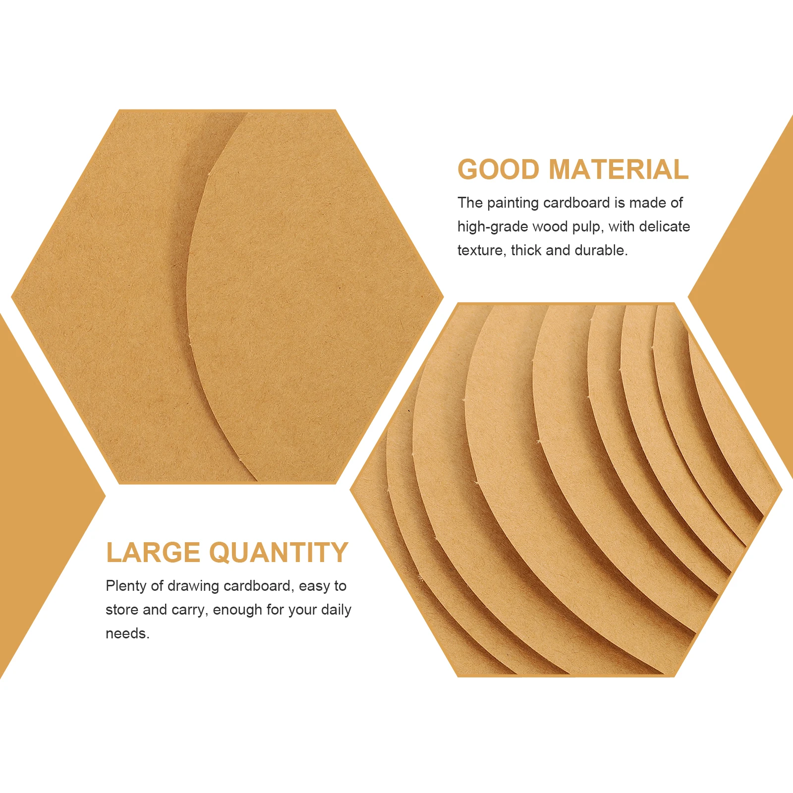 

40 Pcs Paper Cutout for Arts Round Cardboard Circles Mini Heavy Duty Cardstock Small Craft Blank Watercolor Painting Textured