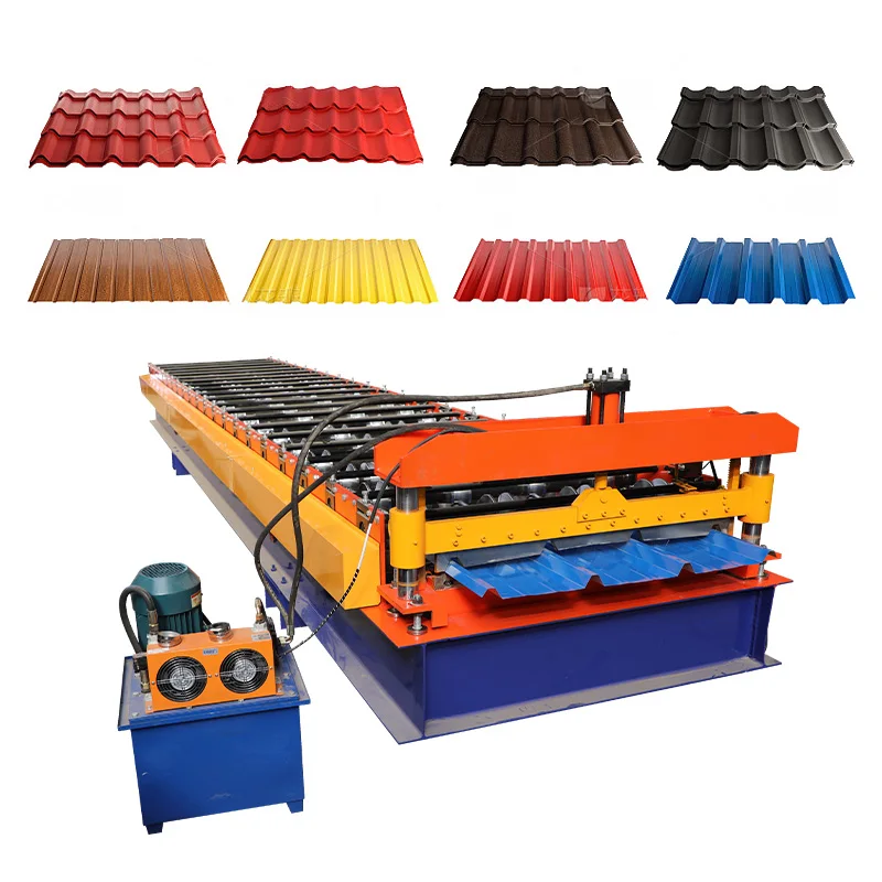 Factory Direct Price Roof Sheet Roll Forming Machine Automatic Metal Roofing Panel Production Line