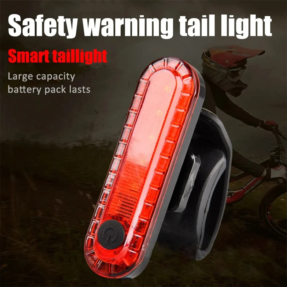 

Bike Tail Light Rechargeable Rear Bike Light Night Riding Back Bicycle Taillights Cycling Flashlight Safety Reflectors Accessory