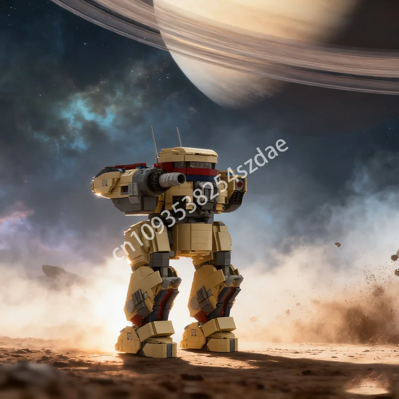 1577 قطعة MOC Urbanmech Battletech الفضاء نموذج بناء لعبة كتل العمارة فكرة التعليم هدايا عيد الميلاد الطوب عيد ميلاد #1