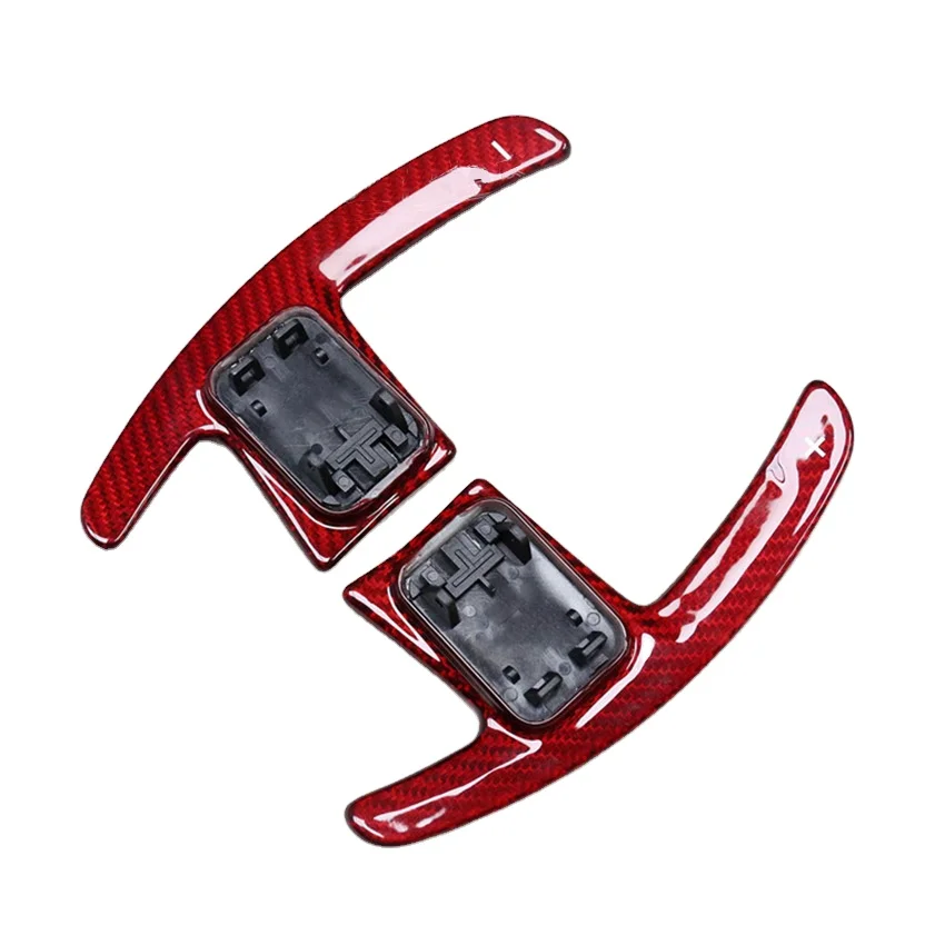 Suitable For Car SUPRA A90 Dry Carbon Fiber Replacement Steering Wheel Extended Shift Paddles