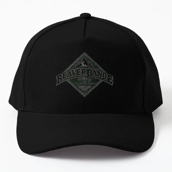 Canada Beaver Canoe Green  Baseball Cap Hat Women Spring  Snapback Bonnet  Boys Printed Casual Summer Casquette Hip Hop