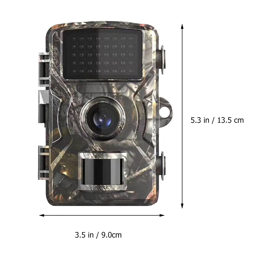 Trail Camera 12MP 1080P Video PIR Night Vision 38 IR LEDs IP66 Waterproof Wildlife Hunting Scouting