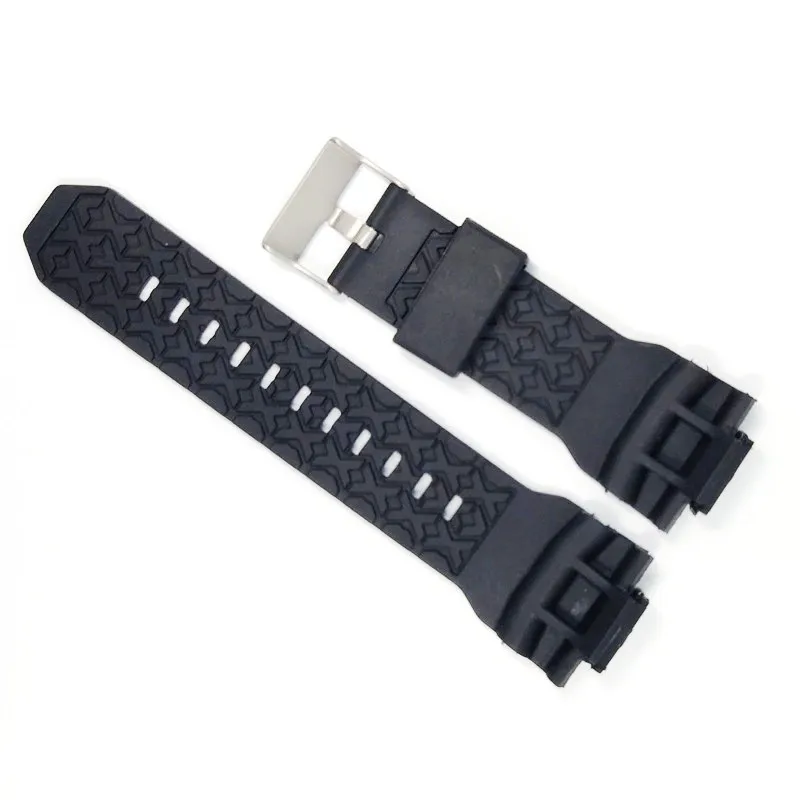 Black Silicone PU Resin Diving Sport Watch Band Strap Bracelet Fits for CaxiO GA120 GA150 GA200 GA300 GLS100 Watches