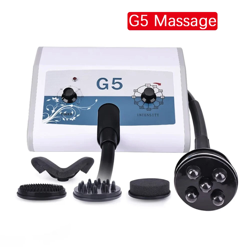 G5 Vibrating Slimming Machine High Frequency Body Shaping Cellulite Reduce Massage Equipment 5 In 1 Weight Loss Products For Spa