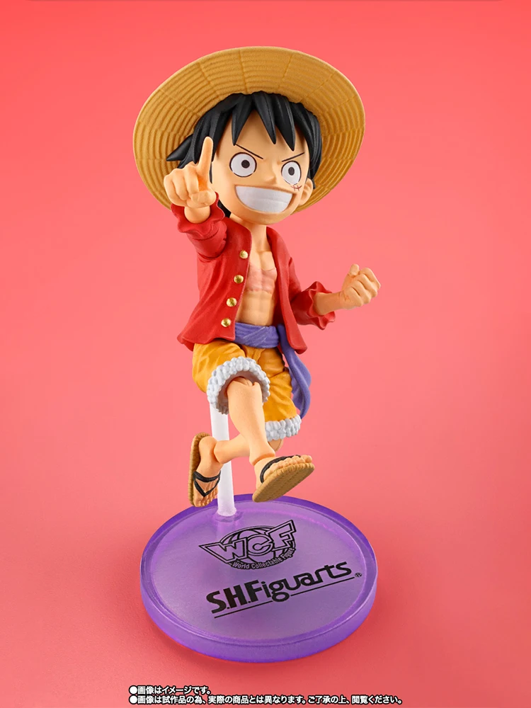 One Piece Anime Toys S.H.Figuarts Shf Wcf Monkey.D.Luffy (Tamashii Web Shop Ver.) Action Collection Figures Model Toys