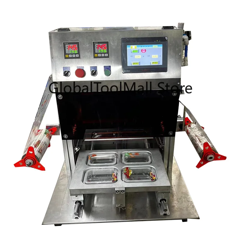 Food Tray Sealer Machine Automatic Tray Sealing Machine Price Automatic Tray Sealer Food Packing Machine Plastic Cups Wb-900