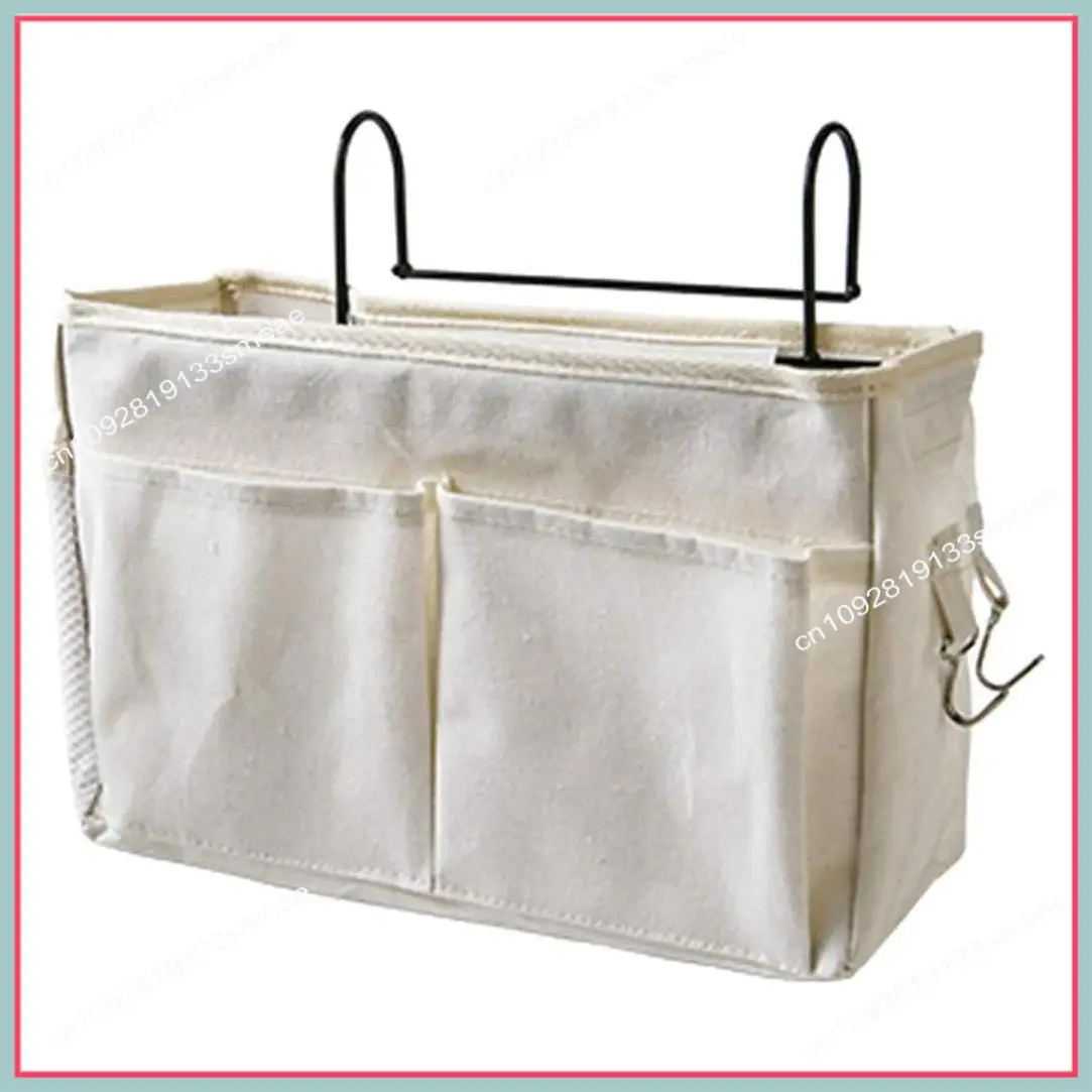 

N94R Bedside Hanging Pocket Storage Bag Bedside Storage Caddy Organizer Holder For Headboards Bunk Beds Dorm Rooms