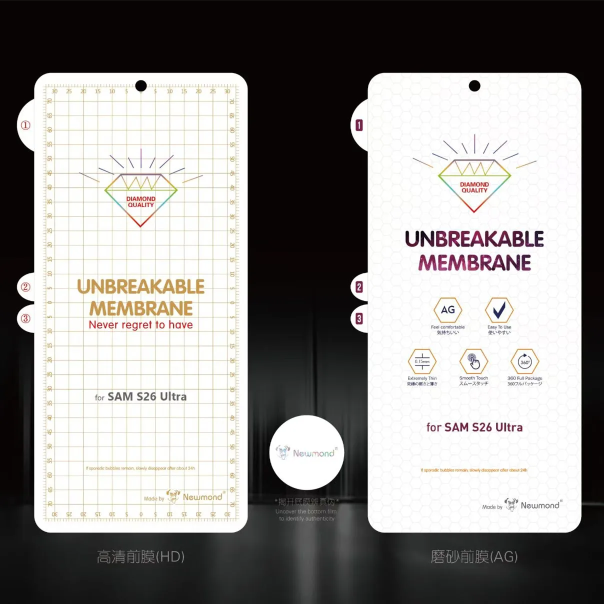 2PCS Soft Screen Protector For Samsung Galaxy S26 S25 Ultra S24 AG Matte HD Transparent Anti-Shatter Frame Back Hydrogel Film