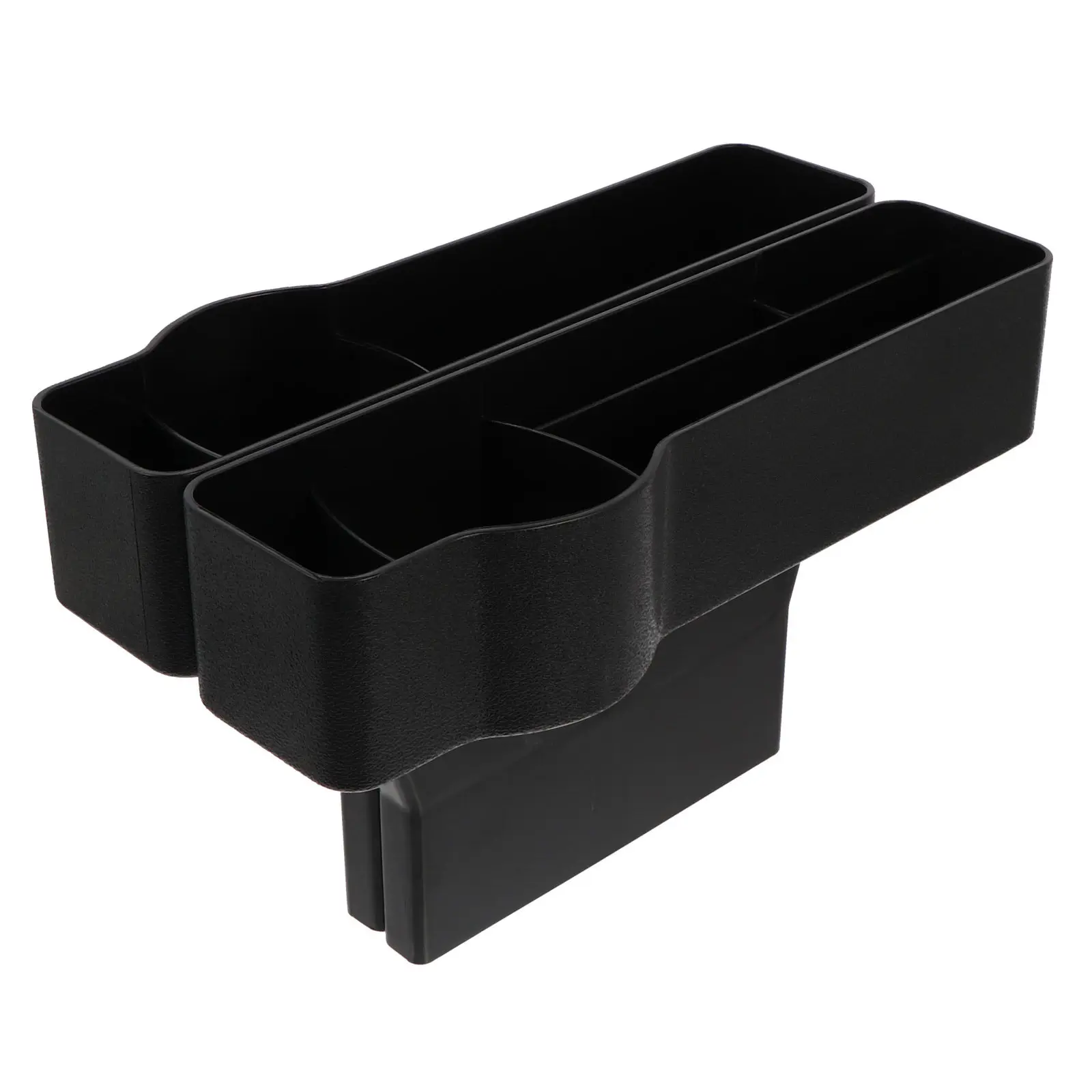 

2Pcs Car Seat Gap Storage Box Multifunctional Leakproof Organizer Increase Storage Space for Phones Bills Laptop Organizer