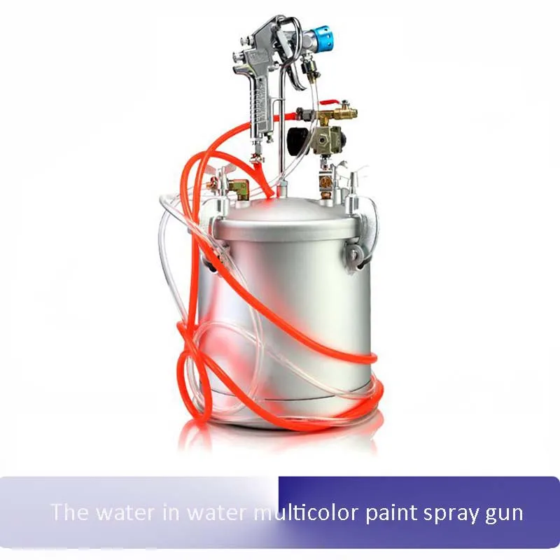 

10L / 2.5 Gallon Pressure Paint Pot Sprayer Tank with Spray Gun & Hose for Home Exteriors or Commercial Painting Spraying