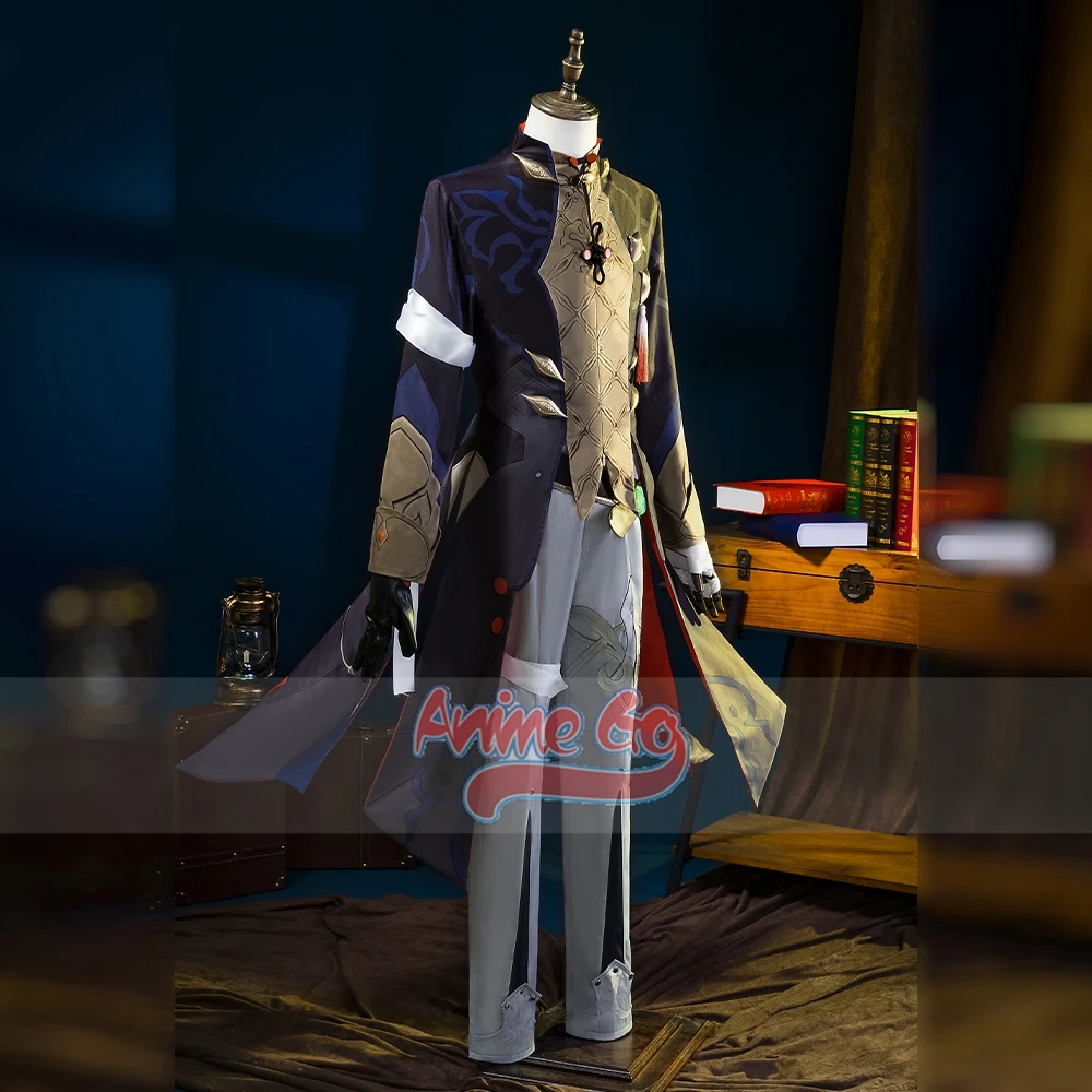 Honkai Star Rail Blade Cosplay Kostuum Uniform Pruik Full Suit Mannen Halloween Outfits C08161-A