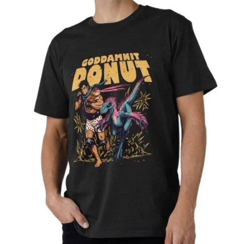Donut Mongo Sci-Fi Dungeon Crawler Carl Anime Gift T-Shirt short sleeve Cartoon Graphic Tee Y2K clothes All size tops S-6XL