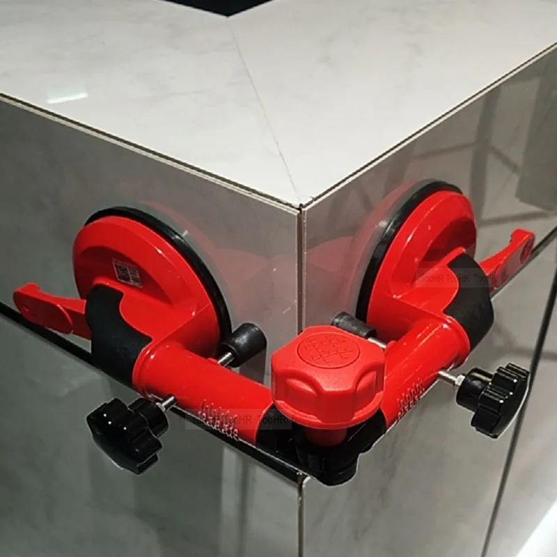 New Right Angle Stone Seam Setter Vacuum Suction Cup for Granite Tile Glass Countertop Marble Seamless Installation Tools DS009
