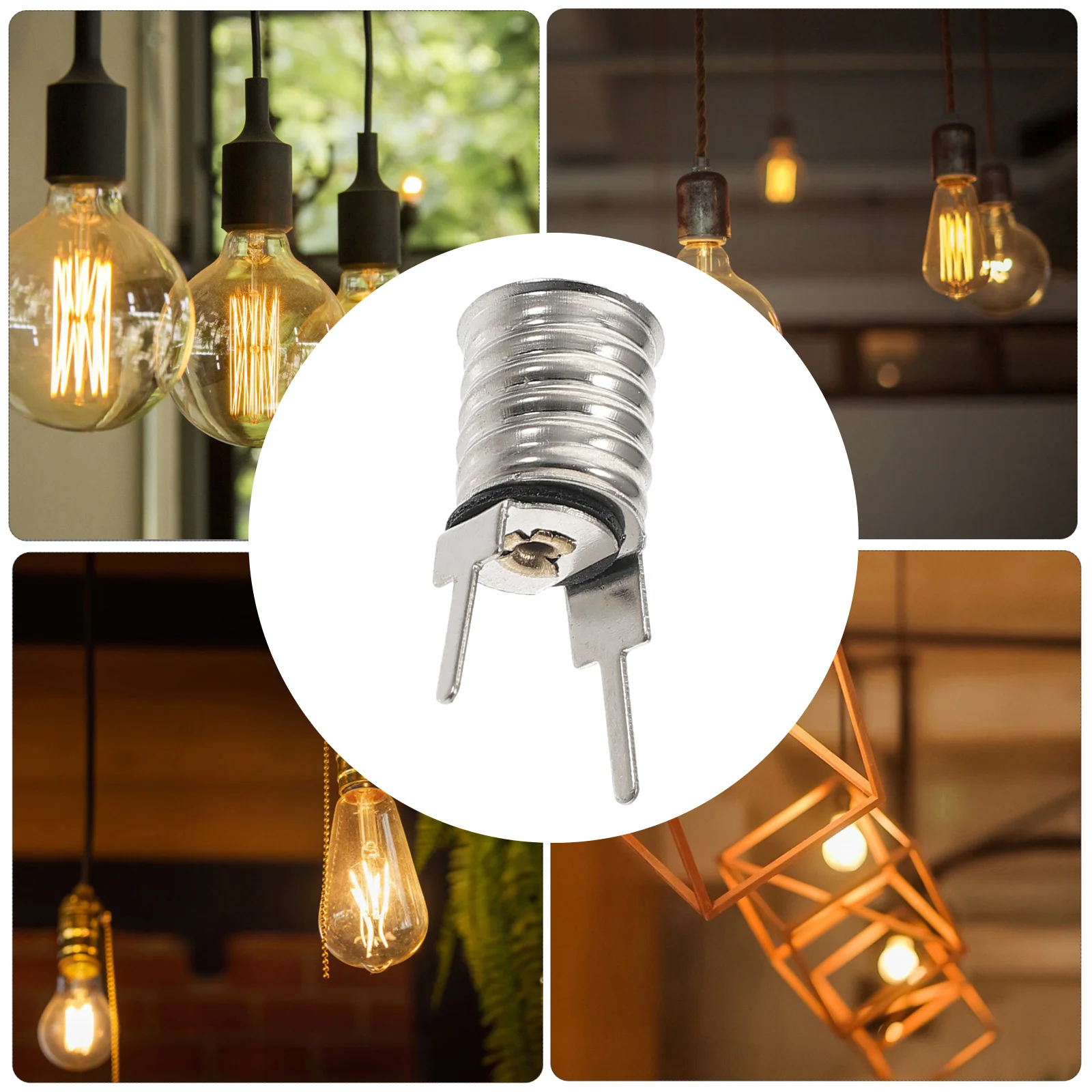 

10Pcs Lamps Socket Screw in Bulb Holder Small Lamp Base Fixture for Mini LED Indicator Lighting Lamp Base Small Bulbs Holder