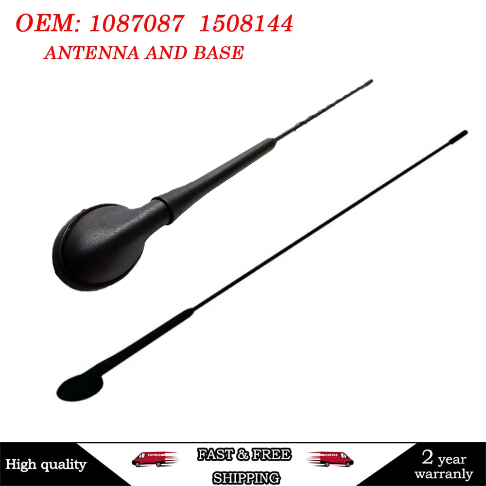 Car Roof Antenna Aerials Radio Stereo with Base For Ford/Mondeo/Focus/C-MAX/Fiesta/Kuga/Transit 1508144 1087087