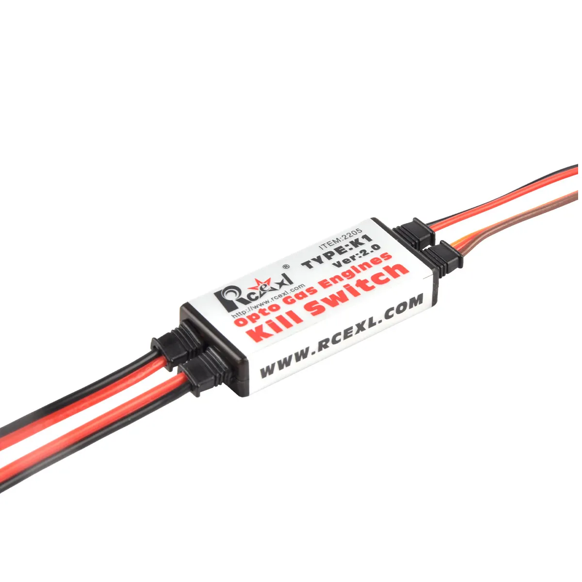 RCEXL Opto 킬 스위치(후타바 플러그 포함) - DLE/DLA RC 비행기 안전 차단 시스템용 가스 엔진 점화 차단