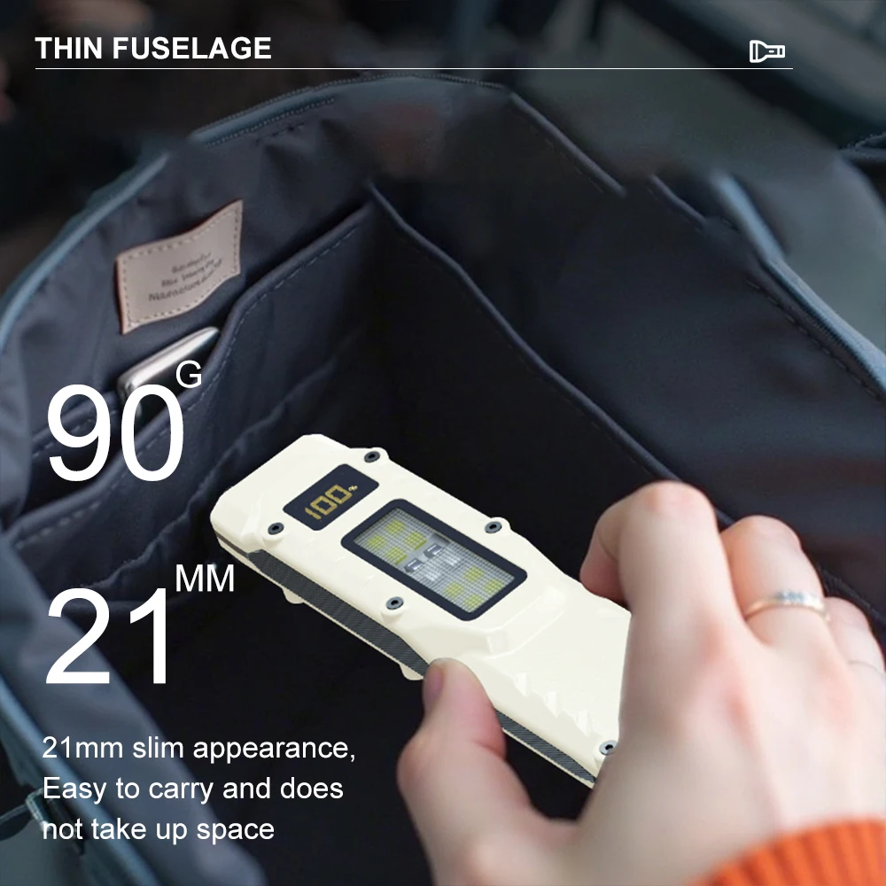 Amanfire DT007 Super 1200LM Mini Portable Flashlight IPX44 Waterproof Multi functional Currency Verification Work Light