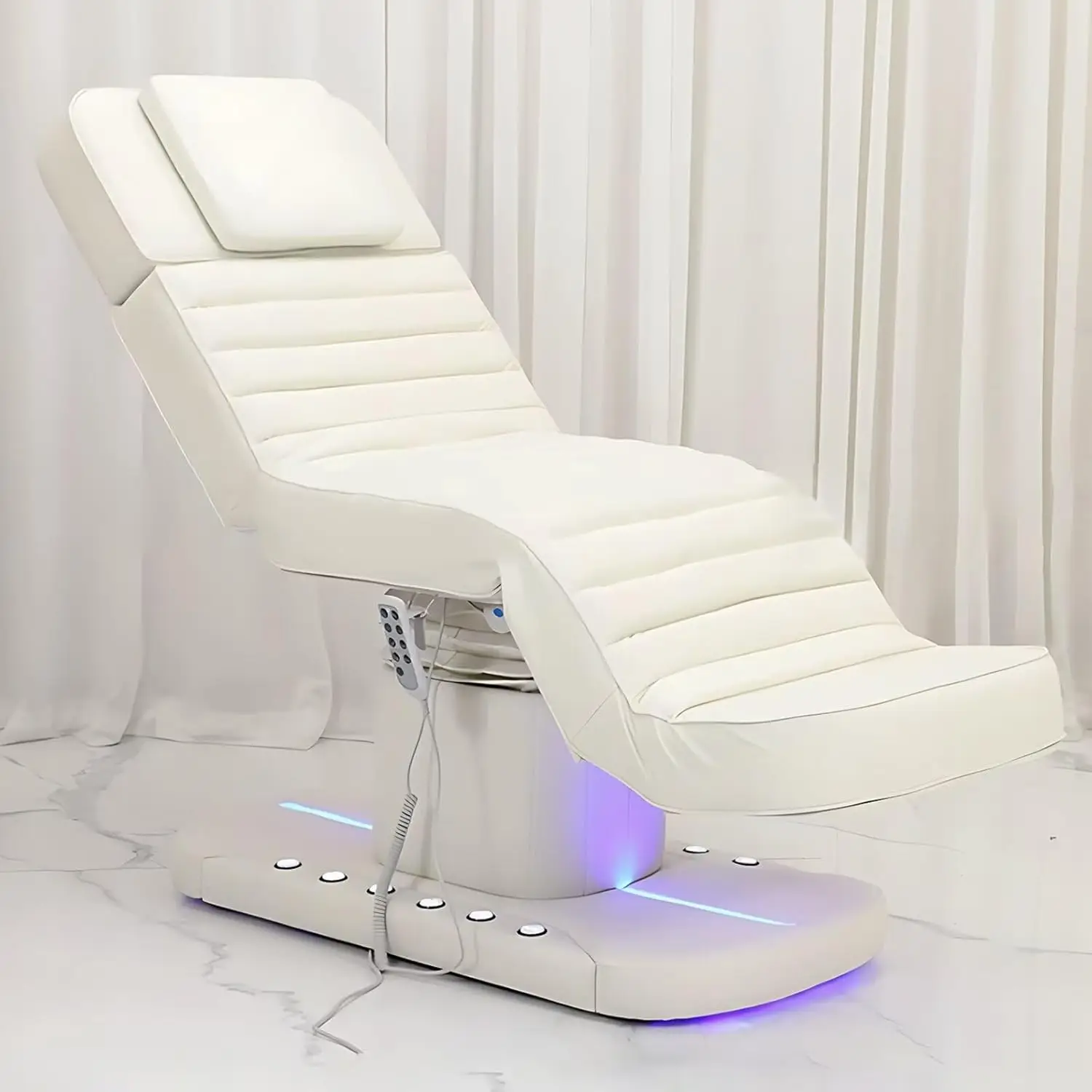 Hot Selling Electric Massage Bed Salon Facial Treatment Table  Cosmetic Electric Beauty Bed With Foot Control