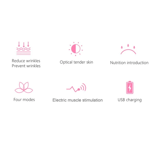 Imagen 2 del producto Dispositivo de belleza para el cuello, estiramiento de la piel, terapia de mentón doble, masajeador de vibración, terapia de fotones LED, 3