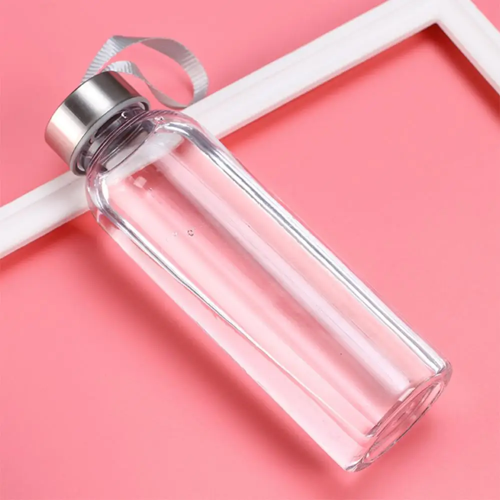300/400/500ML Portable Sports Plastic Water Bottle Practical Water Cup Drinking Bottle Transparent Handy Cup For Outdoor Sports