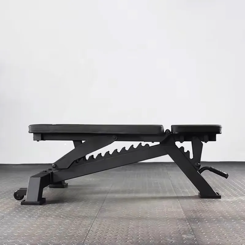 Prensa de banco de pesas plegable sin montar para gimnasio en casa Capacidad de 660 LBS Incline Decline, banco para abdominales para entrenamiento de fuerza corporal