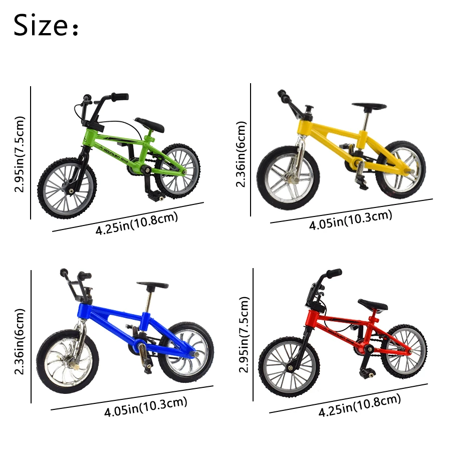 1 PCS Finger BMX Mini Bike Alloy Kids Toys for Boys Extreme Sport Metal Mini BMX Mountain Bicycles Model Toys for Children Gifts