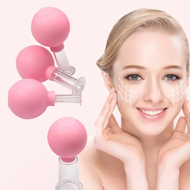 Afslanken Gezicht Sucker Zuignap Vacuüm Cupping Pot Cellulite Massager Voor Schoonheid Facial Eye Chineses Cupping Acupunctuur